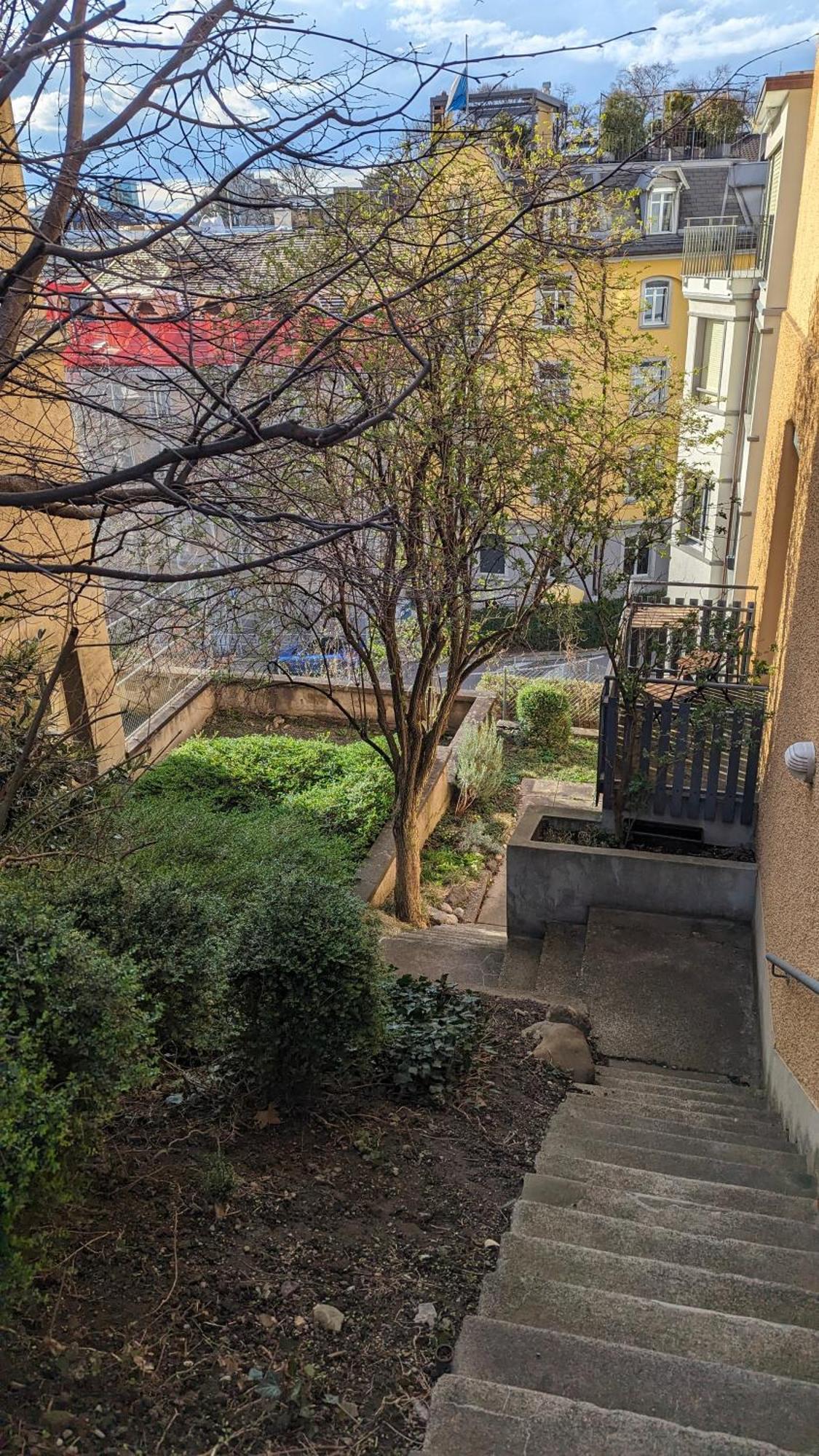 Urban Retreat - Cozy Studio With Private Patio Apartment ซูริก ภายนอก รูปภาพ